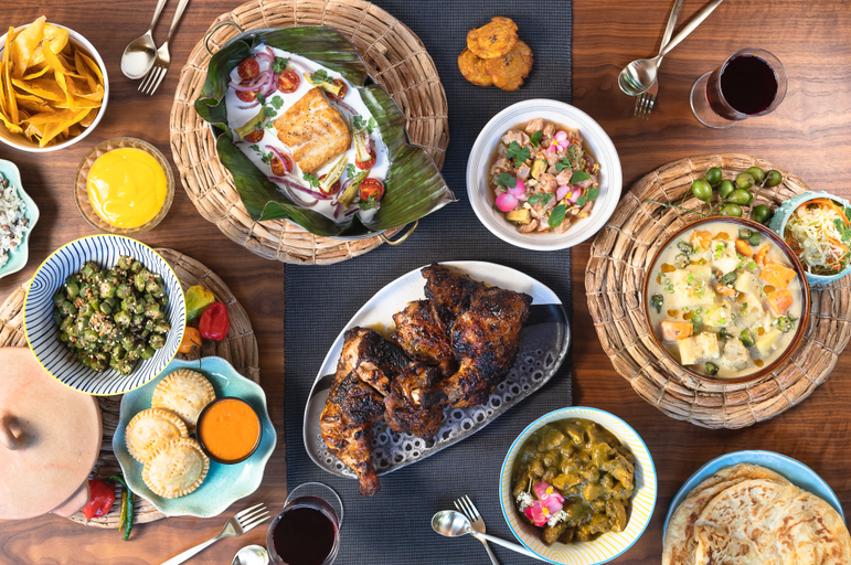 A selection of dishes at Canje in Austin