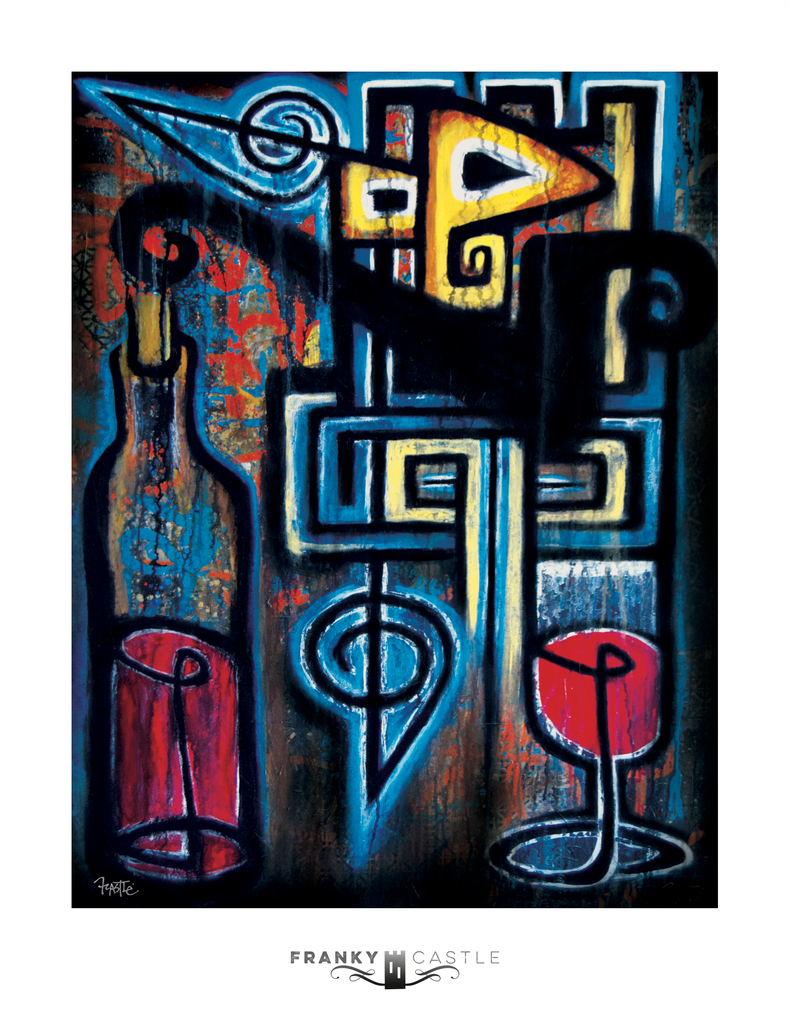 Merlot Wino // 11"x14.25" Print