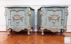 ROCOCO NIGHTSTANDS GOLD Jennifer Vitalia Design