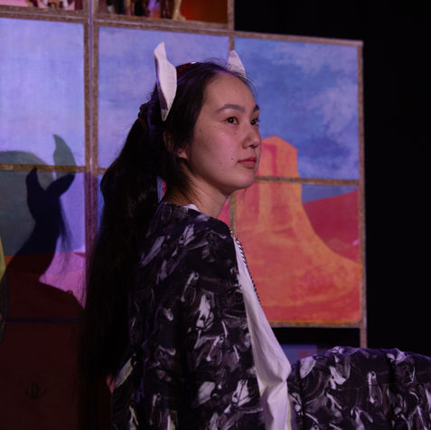 Set and Costume Design by Sam Diamond. Directed by Mitchell Whelan. Melbourne Fringe Festival 2023. Lazy Yarns. Melbourne Theatre. Comedy. Melbourne Designer.