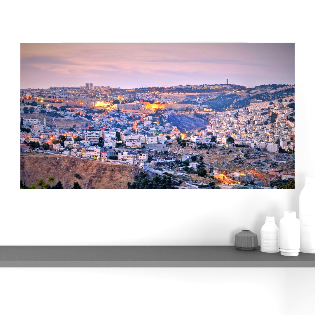 Sun Setting on the Holy Temple Mount