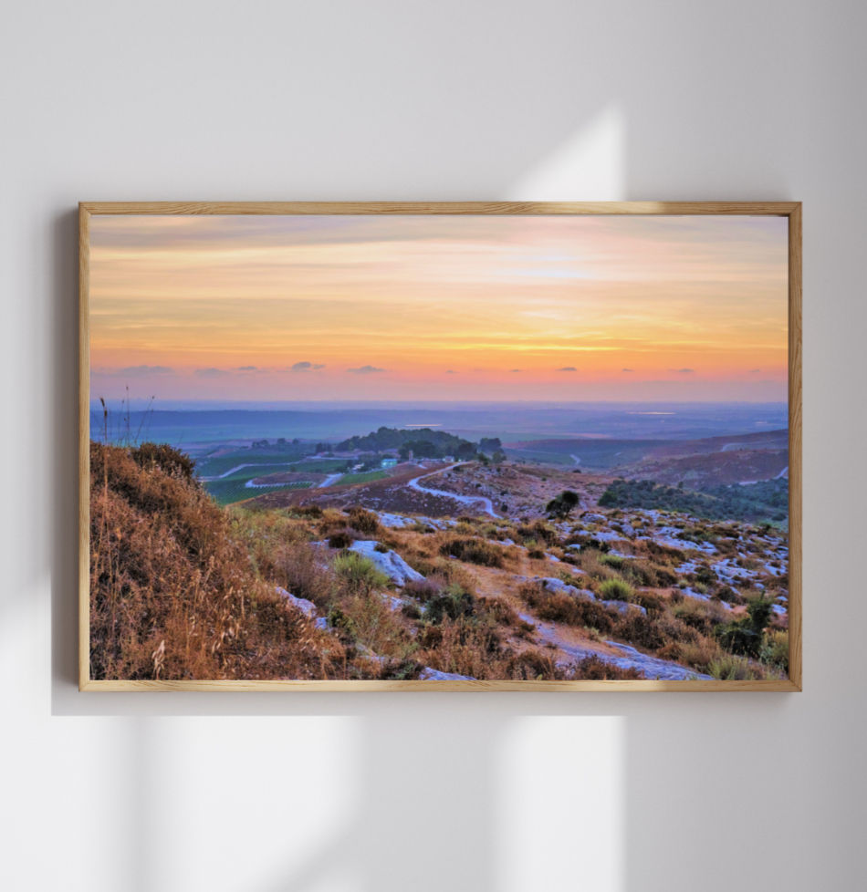 Magical Sunset in Givat Shemesh