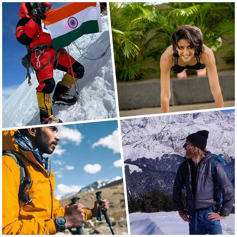 Track athlete & fitness Coach.Mountain explorer spending months traversing Himalayas.Ultra