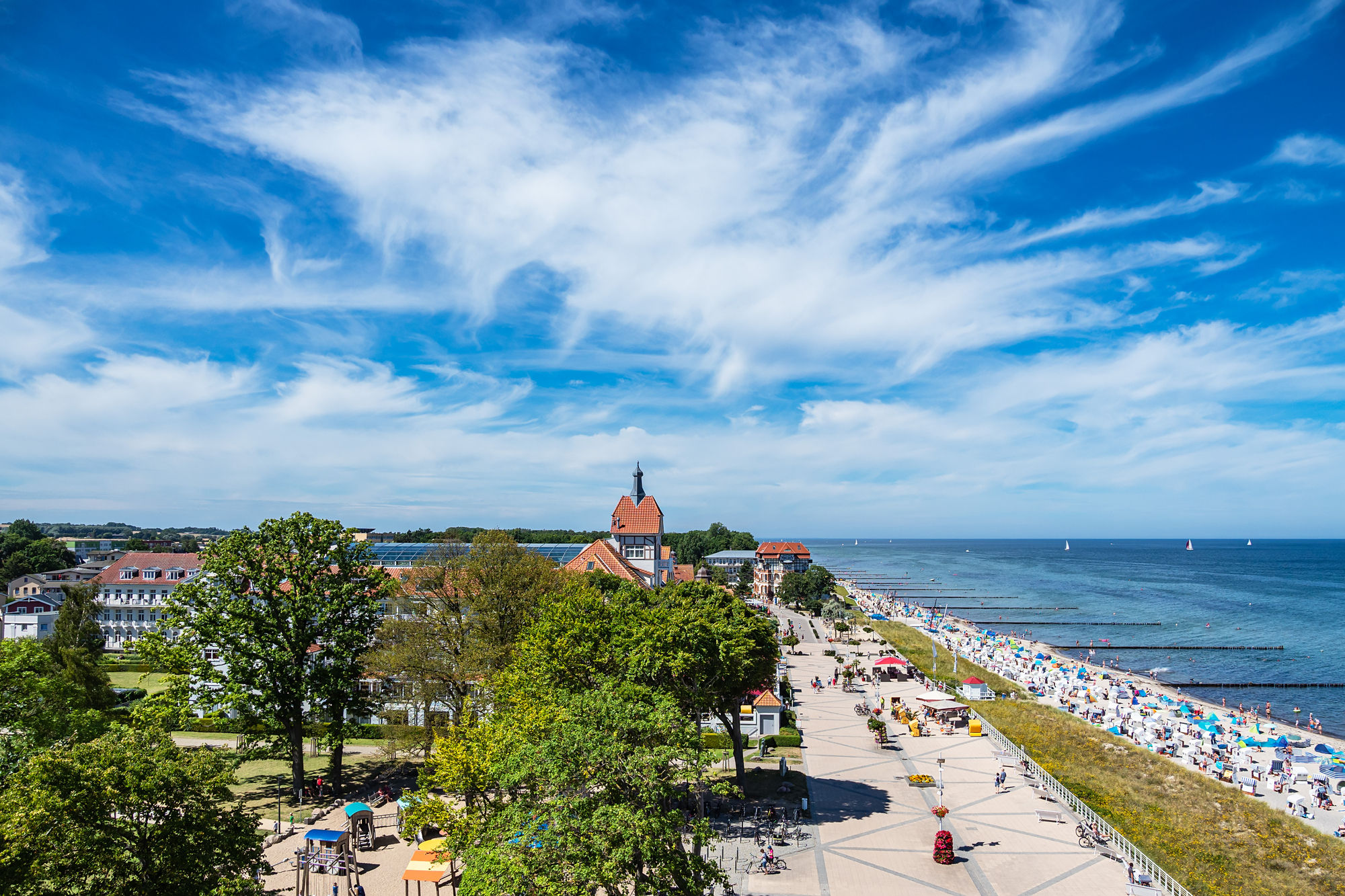 Sommertag im Ostseebad Kühlungsborn