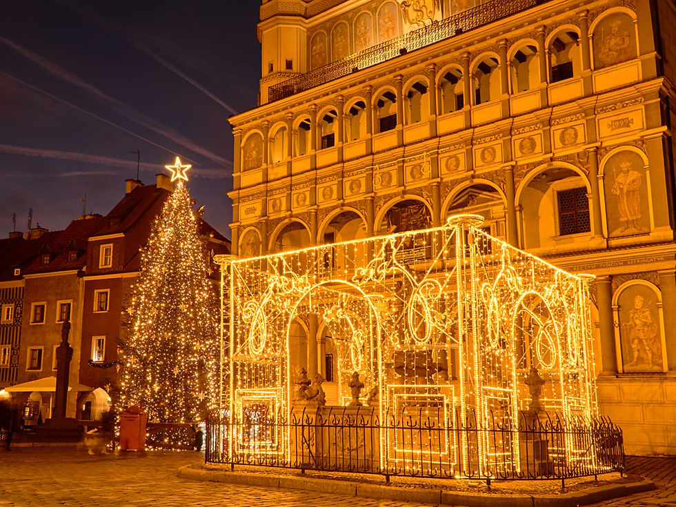 Miniaturbild: Posen: Weihnachtsmarkt und Eisskulpturen