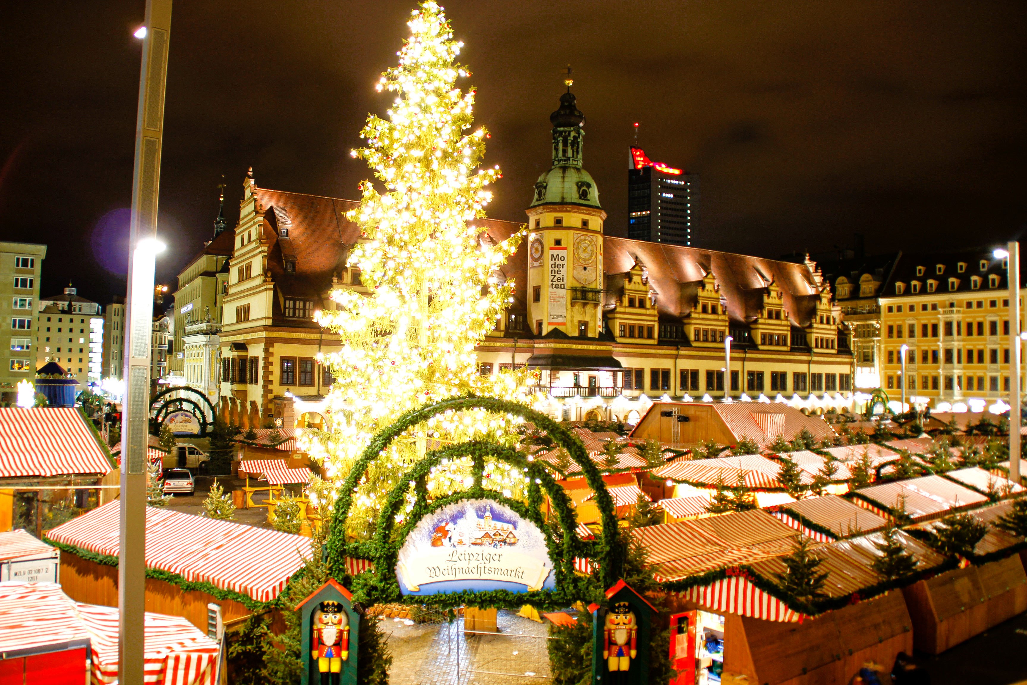 Leipzig im Weihnachtsglitzer