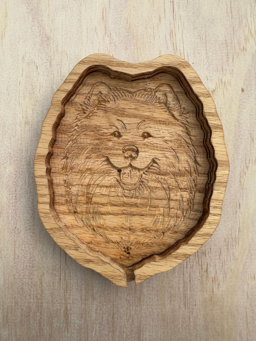 Thumbnail: Engraved Wooden Key Trays: Personalized Animal Design for Home Organization