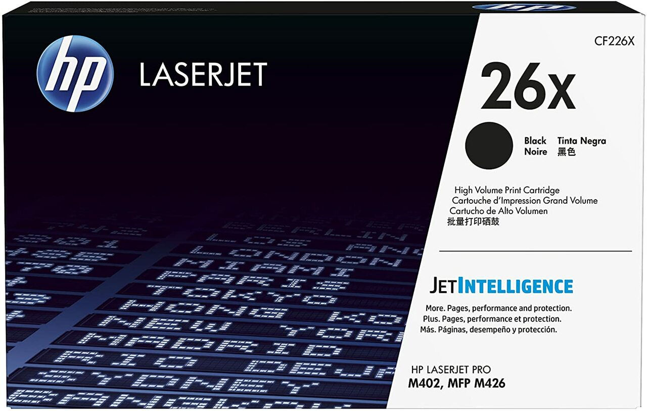 CF226X HP 26X High Yield Black Original LaserJet Toner Cartridge