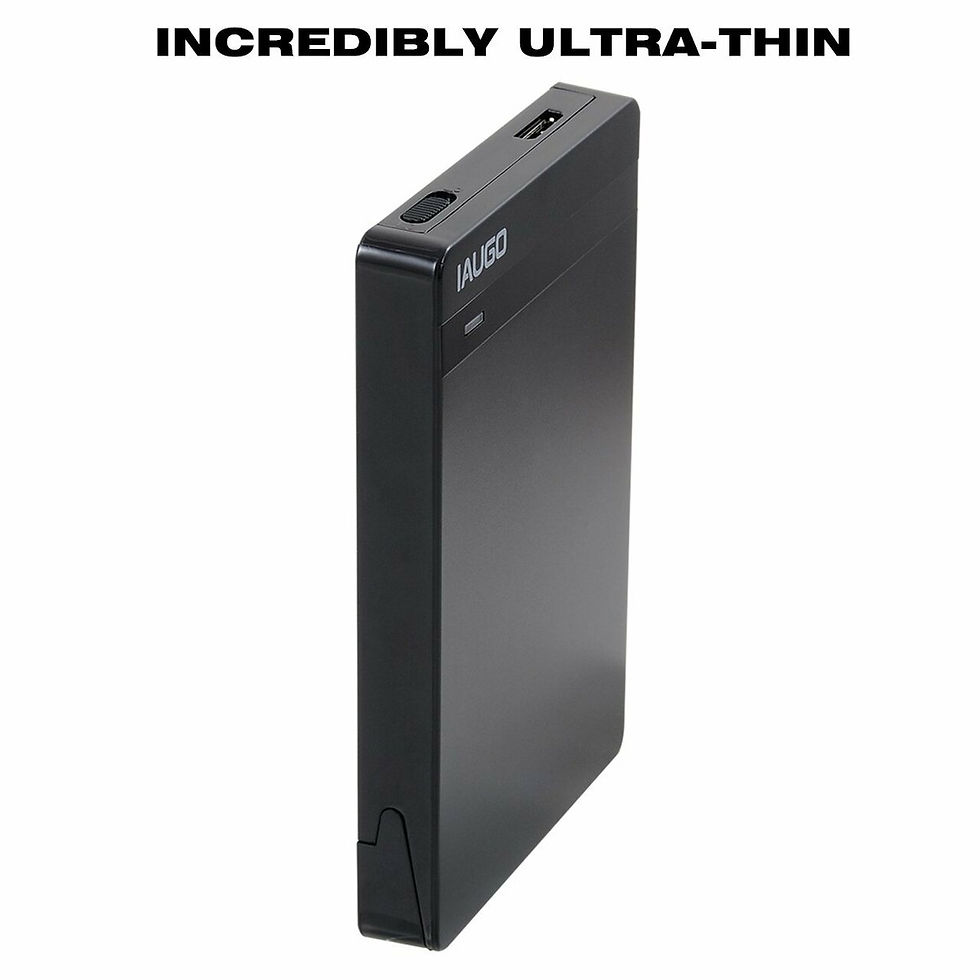 Miniature : Hard Drive Enclosure IAUGO USB 3.0 External Hard Drive Disk Enclosure Case for 9