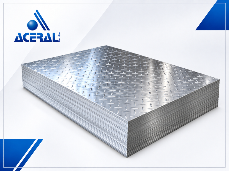 Plancha de acero inoxidable antideslizante