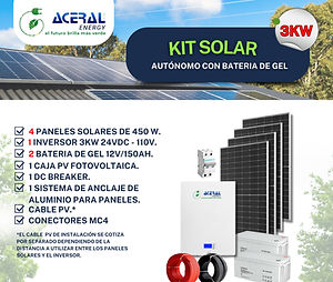 ACERAL paneles solares