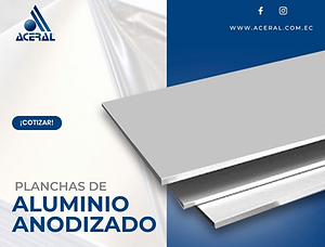 plancha de aluminio anodizado