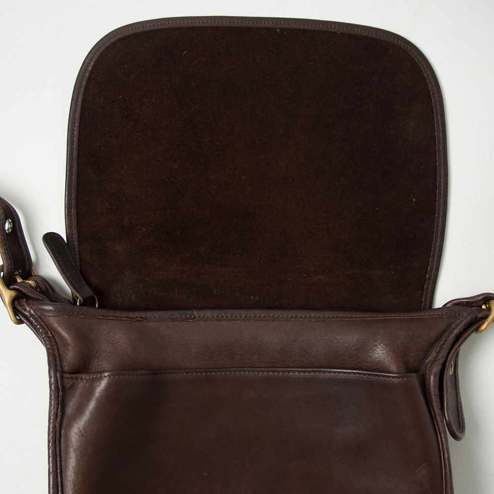 ภาพขนาดย่อ: OLD COACH レザーショルダーバッグ ブラウン