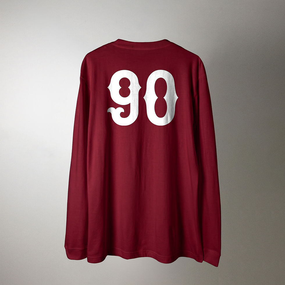 HE'S BACK ! Number 90 L/S T SHIRT 1935