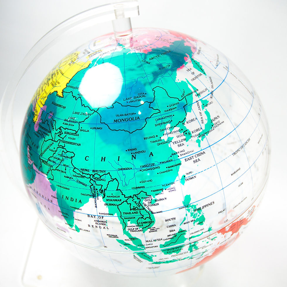 섬네일: 1990年代 SPHERICAL CONCEPTS アクリル 地球儀