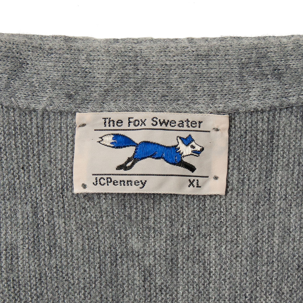 Thumbnail: 1980年代 JCペニー THE FOX SWEATER アクリルカーディガン
