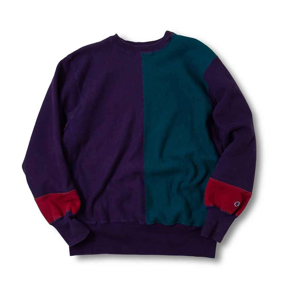 【XL】1990年代 チャンピオン リバースウィーブ クレイジーパターン