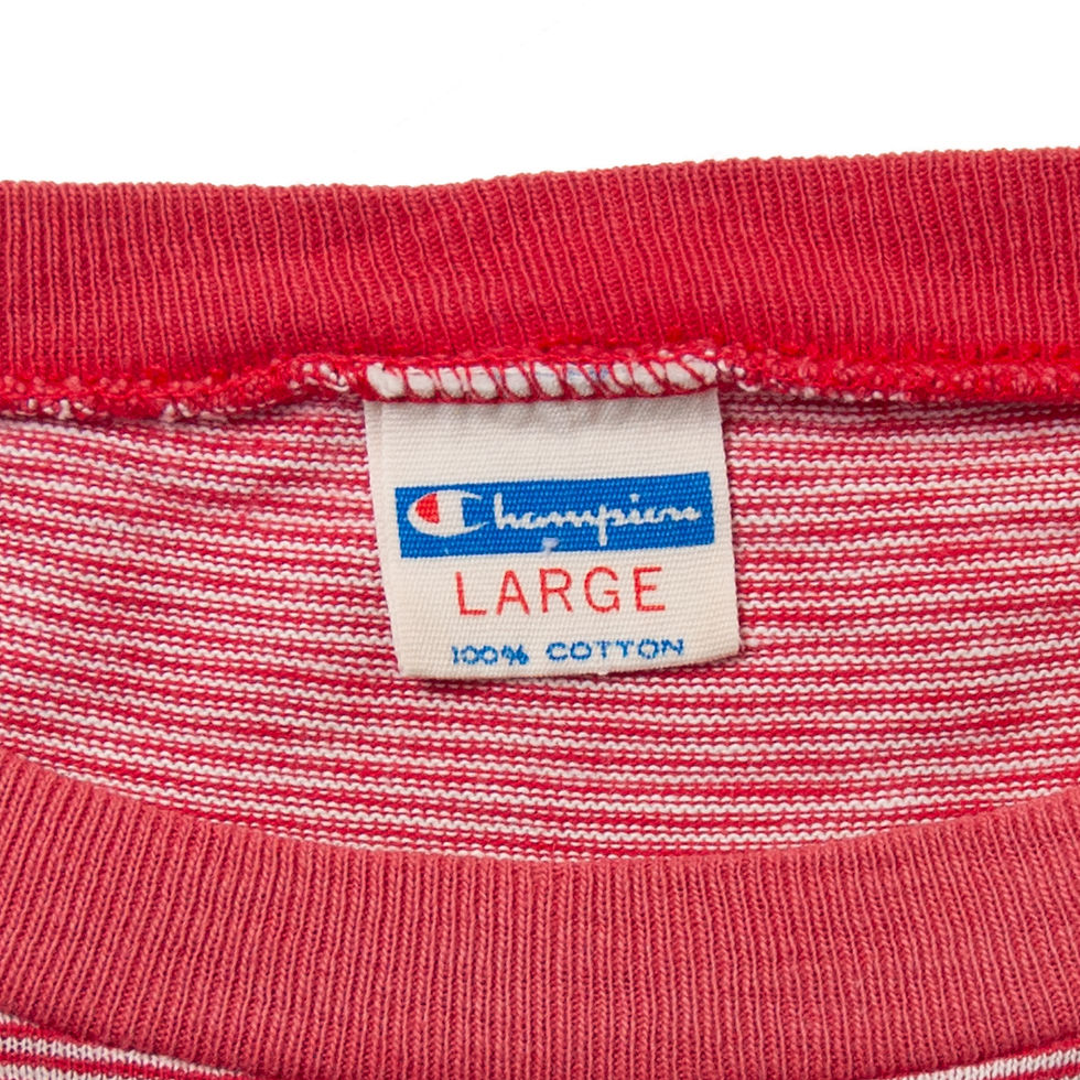 ภาพขนาดย่อ: 1970s Champion Raglan Boarder T-Shirts 1970年代 チャンピオン ラグラン ボーダー Tシャツ