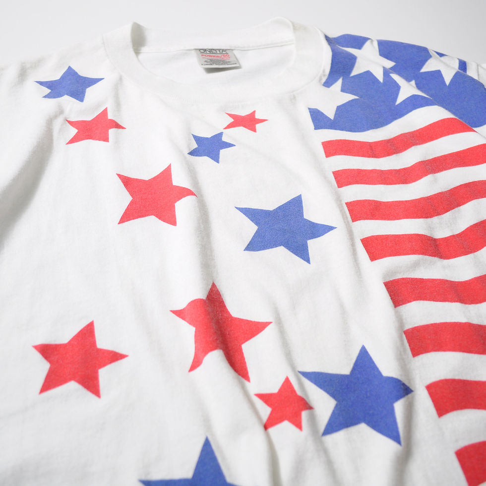 ภาพขนาดย่อ: 1990年代 ONEITA 星条旗柄 Tシャツ