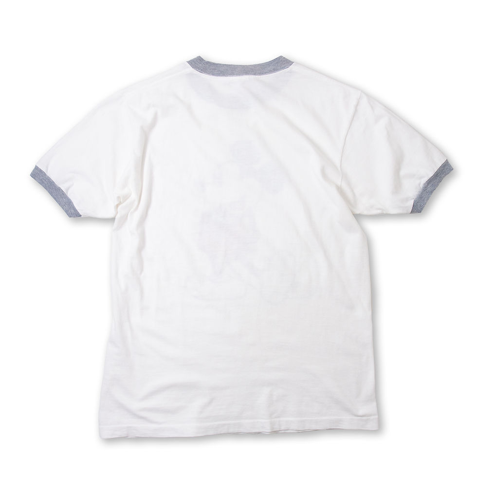 ภาพขนาดย่อ: 1970s Walt Disney Productions Grey Ringer Mickey T-Shirts 1970年代 ウォルトディズニープロダクションズグレーリンガー ミッキーTシャツ