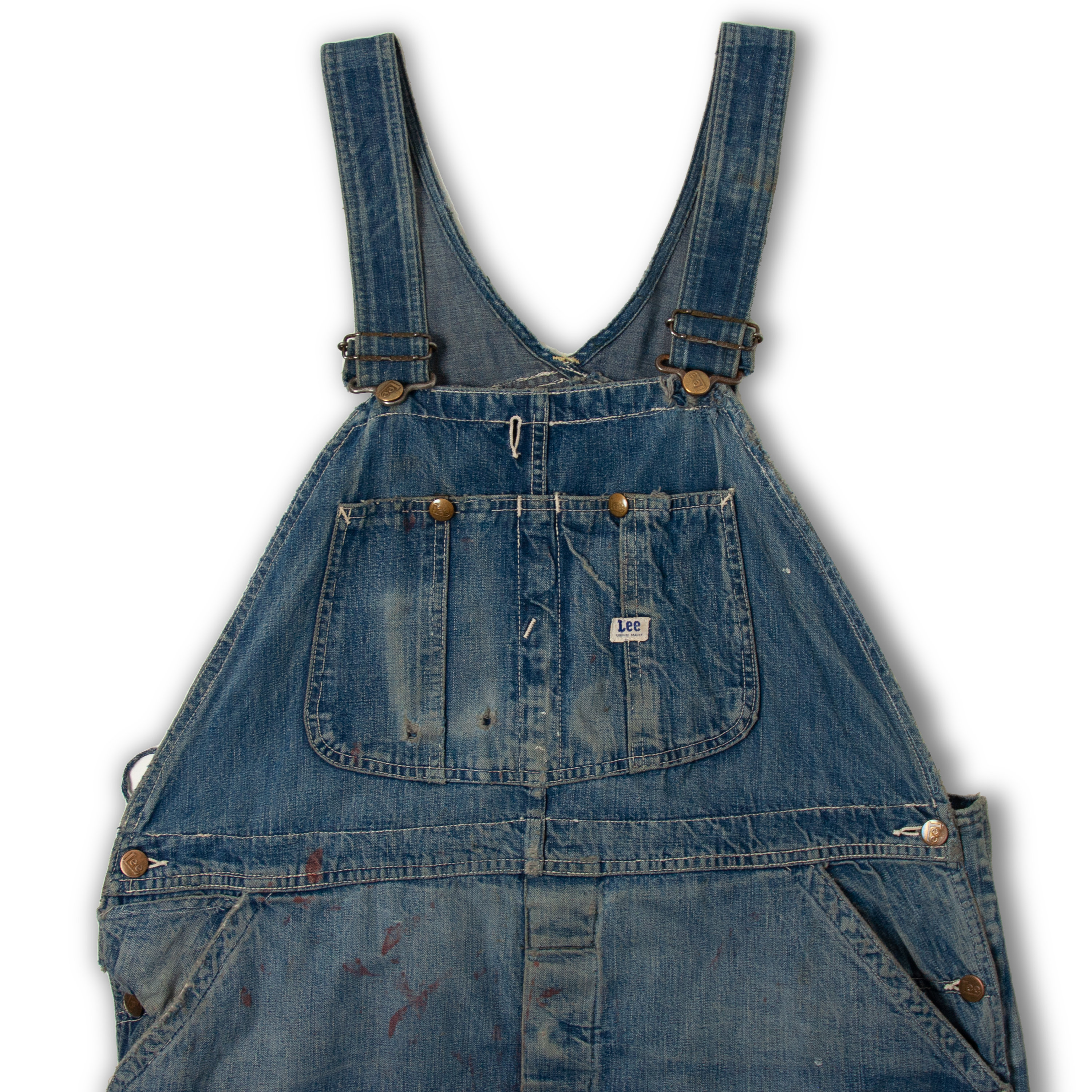 vintage 50s Lee ロングL デニムオーバーオール | comonuevo.com.co