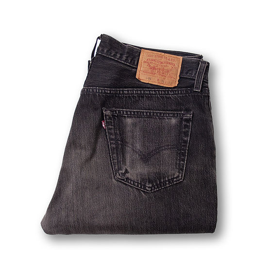 リーバイス501アメリカ製95年製W36 W36 L30 1995s Levi's 501 Sulfer Black Jeans Made in USA