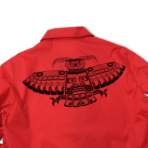 アンソニーキーディス タトゥー ナイロンコーチジャケット RED