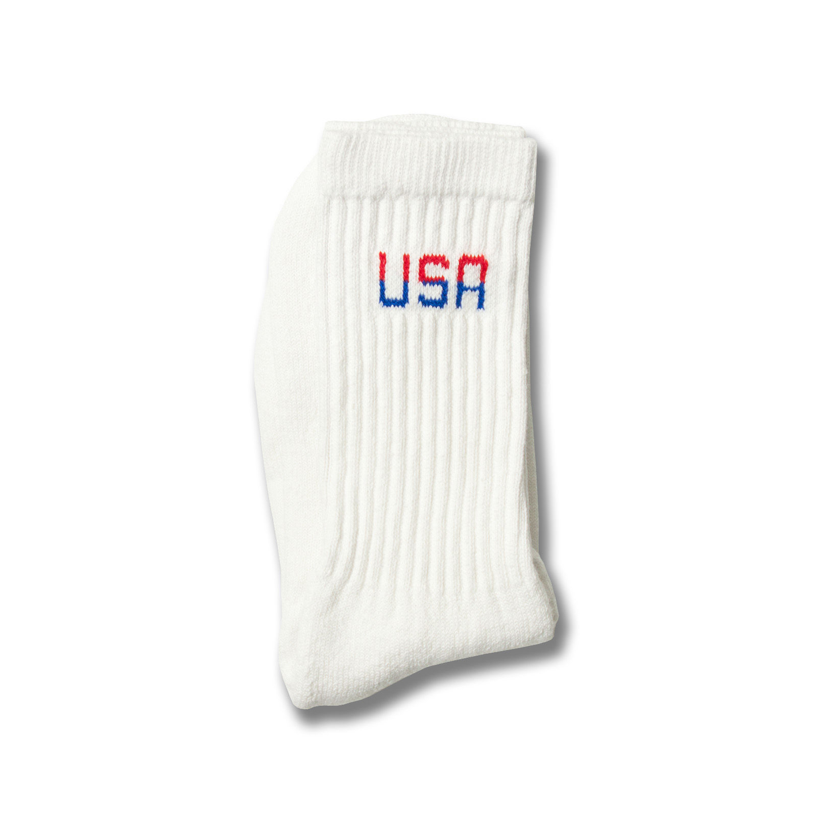 アラバマホールセールソックス "USA ソックス" MADE IN USA WHITE 9-11