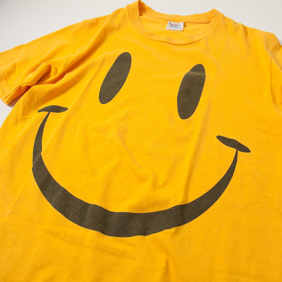 섬네일: 1990年代 Hanes アメリカ製 スマイリーフェイス Tシャツ