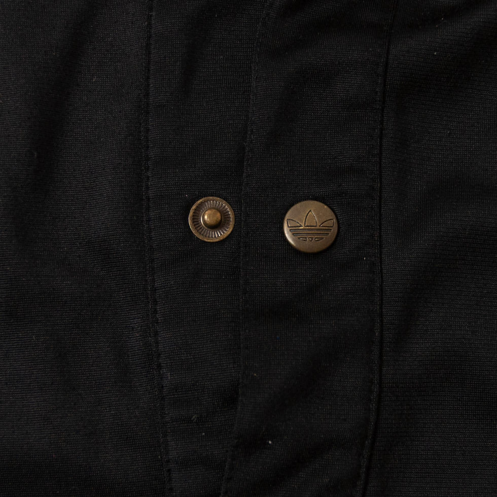섬네일: 1990s adidas Track Top Snap Front Black XXL / 1990年代 アディダス トラックトップ スナップボタン 黒 XXL