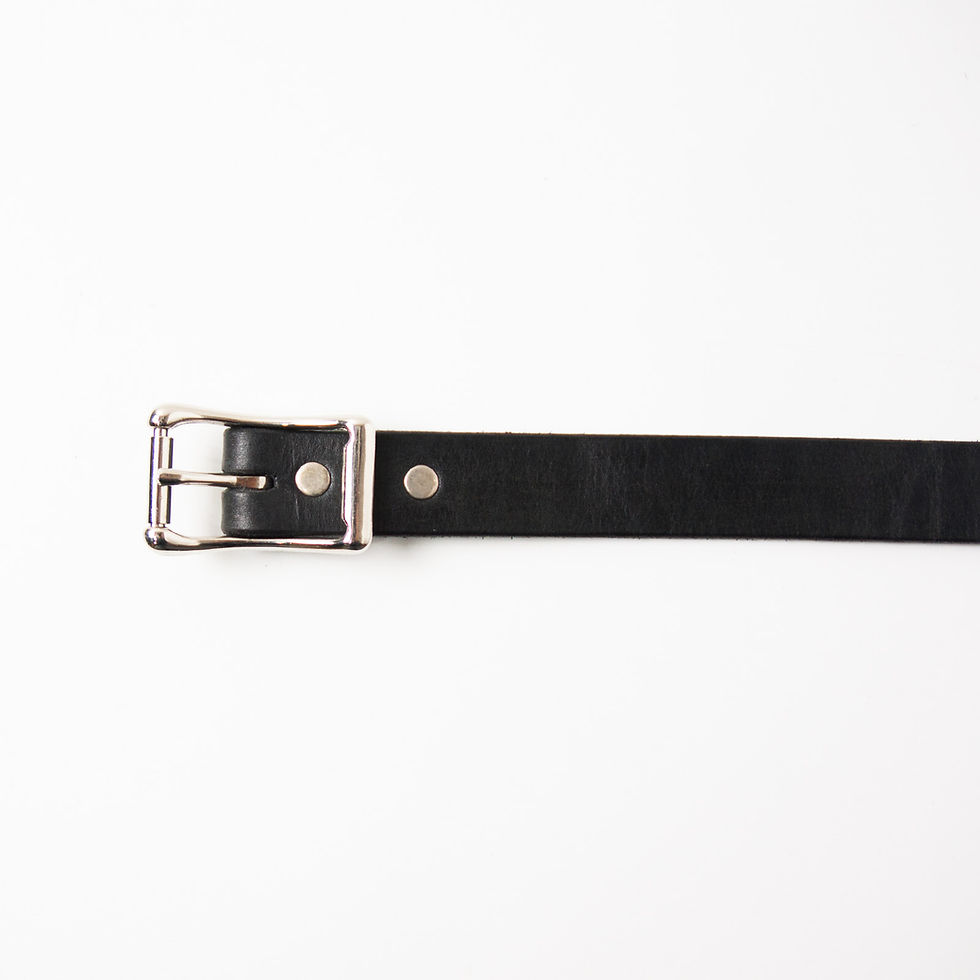 섬네일: FREEWAY × SANTAROSA Narrow Belt With N&J Deadstock Buckle