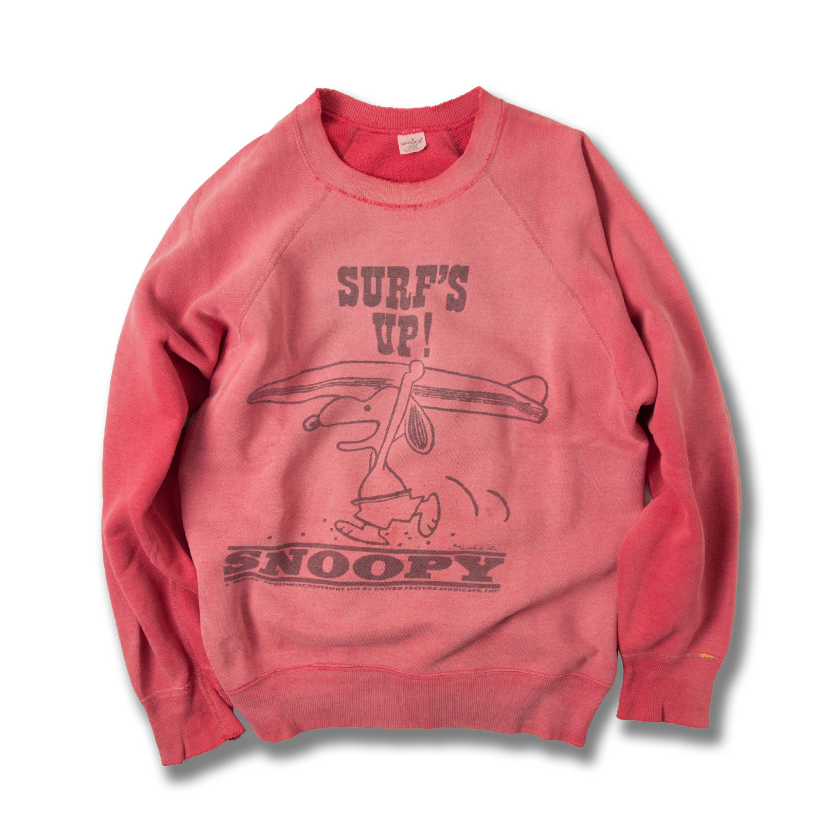 売上実績NO.1 60s SNOOPY vintage SWEAT sweat snoopy rosevillecare