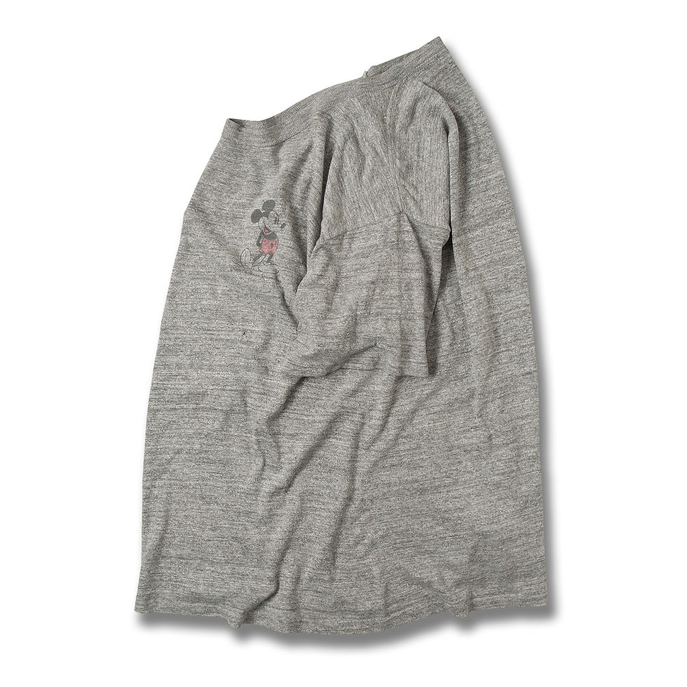 1970年代 Collegiate Pacific ミッキーワンポイント Tシャツ