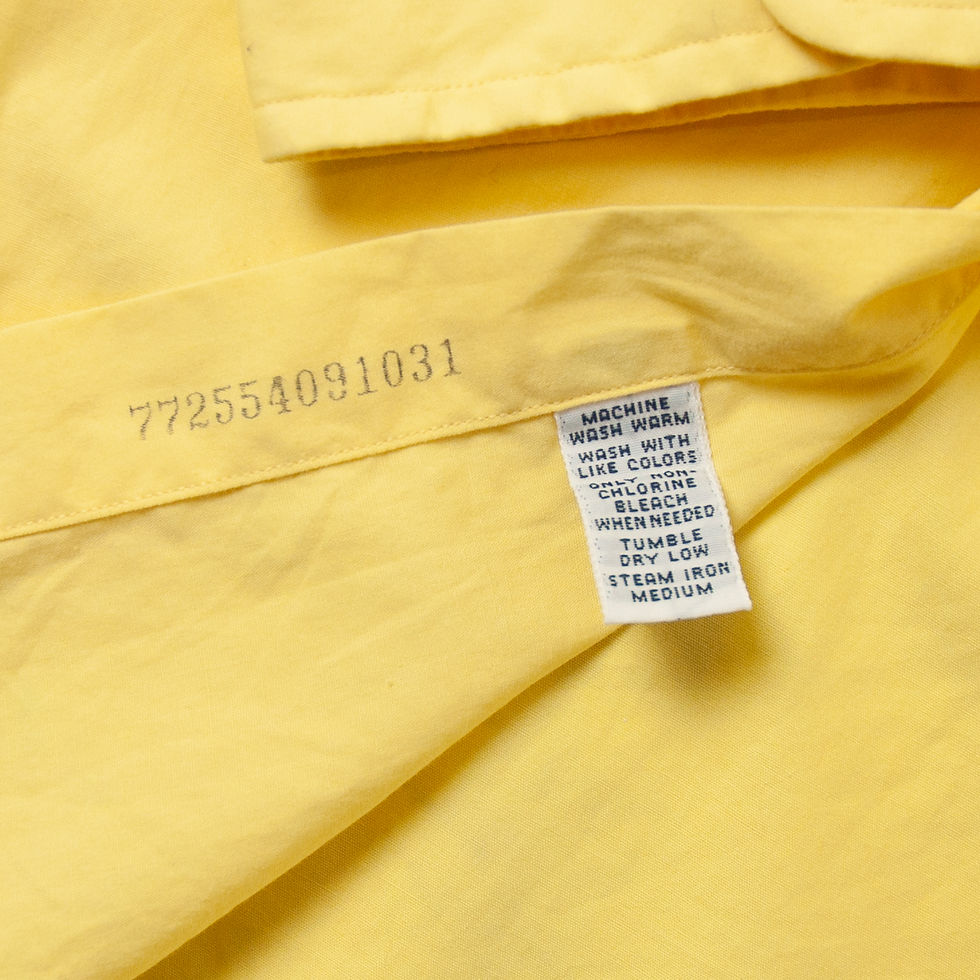 Thumbnail: 1990s Ralph Lauren YARMOUTH Button Down Shirts Lemon Yellow 1990年代 ラルフローレン ヤーマス ボタンダウンシャツ レモンイエロー