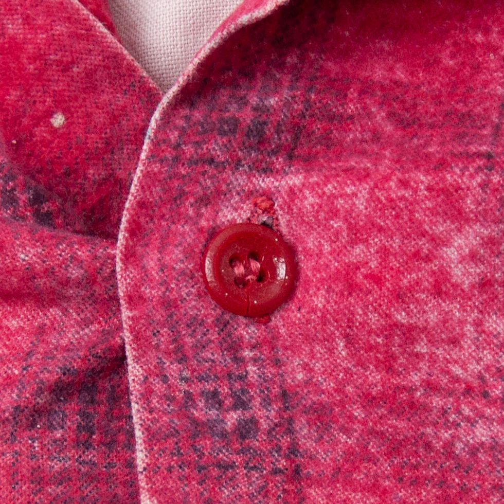 縮圖：1950s MADE IN California Print Flannel Shirts Junk 1950年代 メイドインカリフォルニア プリントフランネル ジャンク