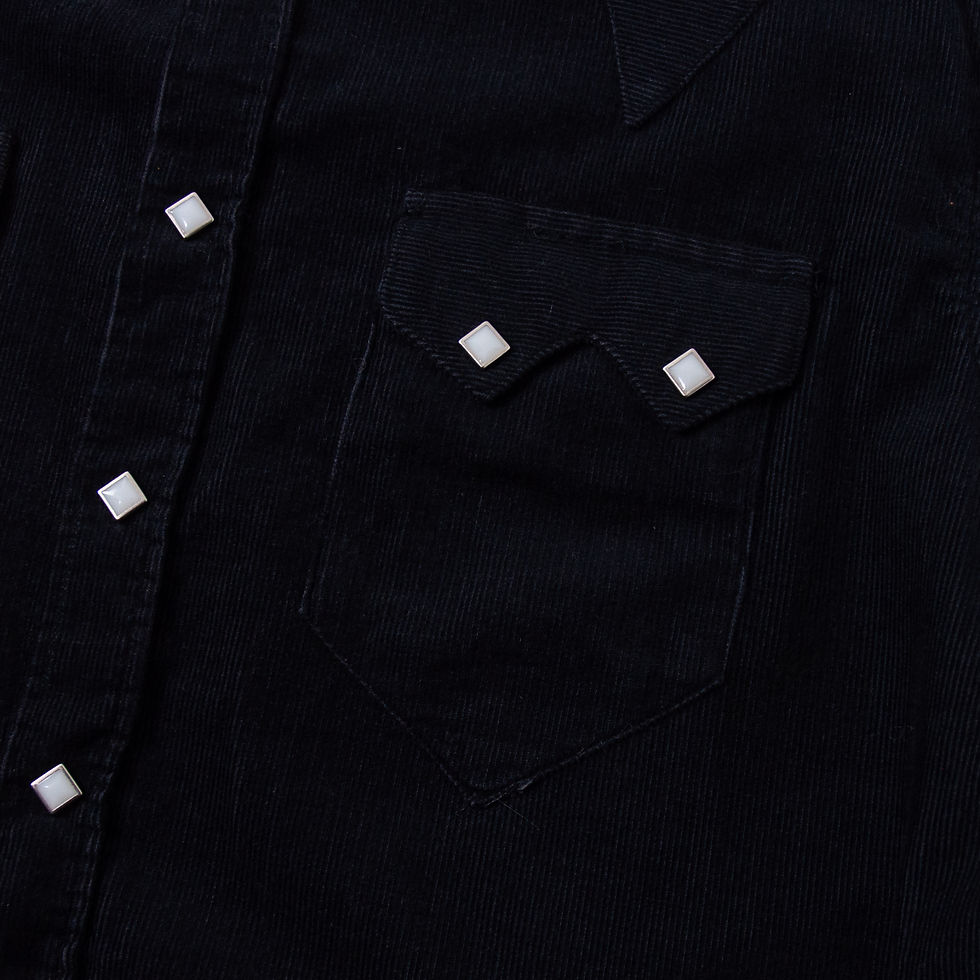 ภาพขนาดย่อ: 1990s Rockmount Ranch Wear Corduroy Western Shirts Black 1990年代 ロックマウント ランチウェア コーデュロイ ウエスタンシャツ ブラック