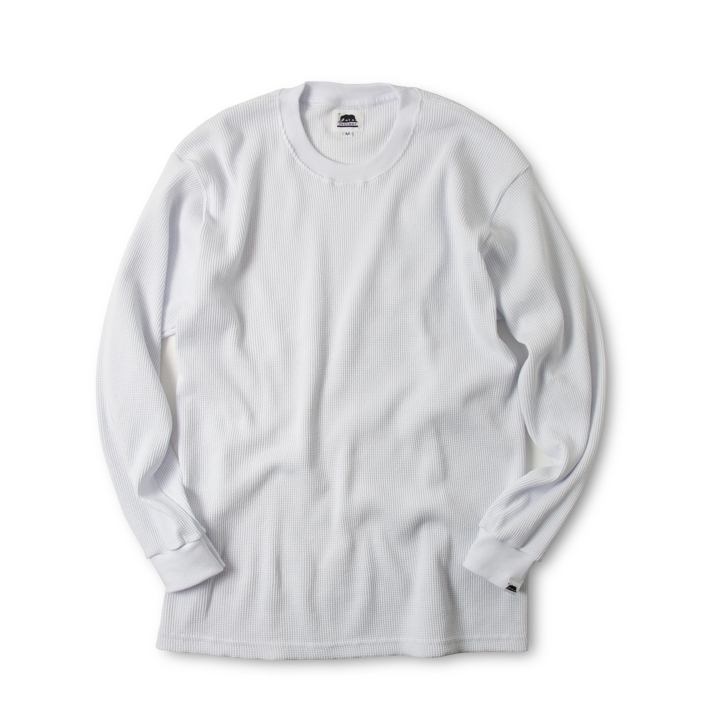 FREEWAY コットン サーマルシャツ ホワイト