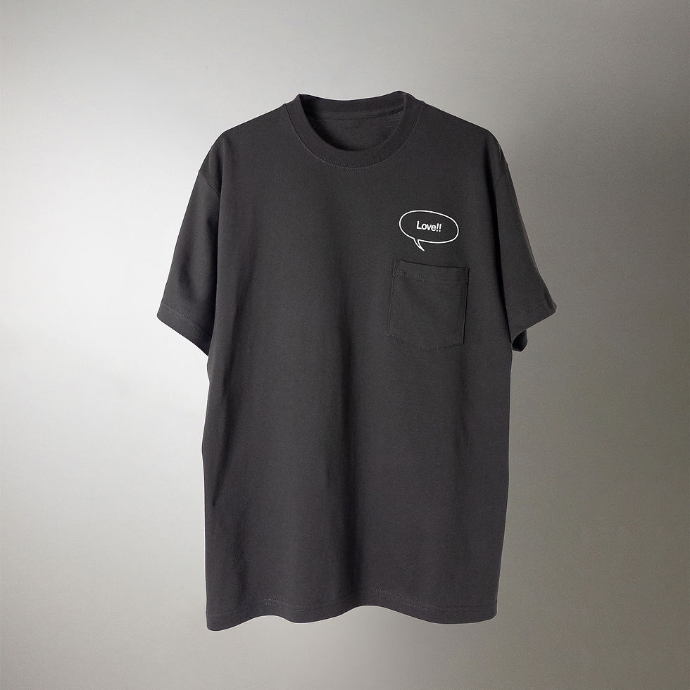 サムネイル： “Love” in Your Pocket T-Shirt Smoke