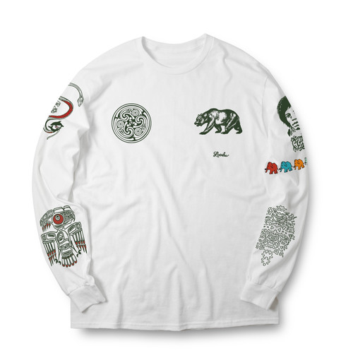 RHCP FLEA L/S T-SHIRT white | FREEWAY WEB STORE