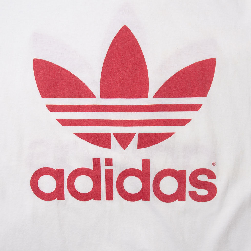 縮圖：1990s adidas Made in USA Trefoil T-Shirts White Red 1990年代 アディダス アメリカ製 トレフォイル Tシャツ 白 赤