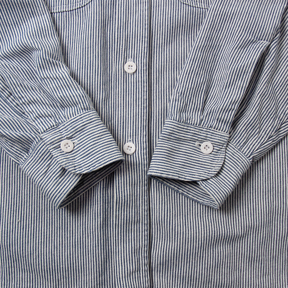 섬네일: 1980s BIGMAC Hickory Stripe Work Shirts 1980年代 ビッグマック ヒッコリー ワークシャツ