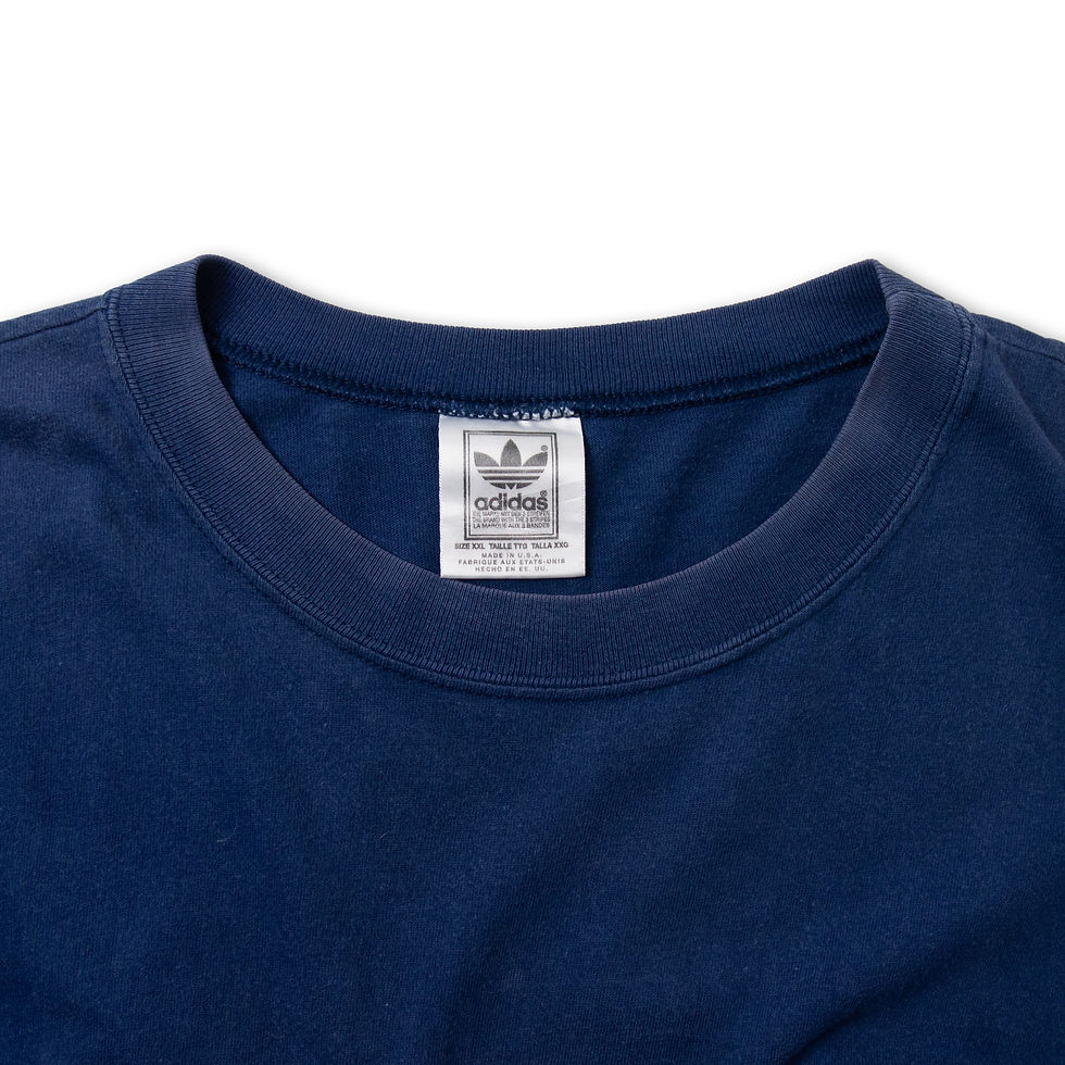 XXL 1990s adidas Trefoil T-Shirts Navy Made in USA XXL 1990年代 アディダス トレフォイル Tシャツ ネイビー アメリカ製