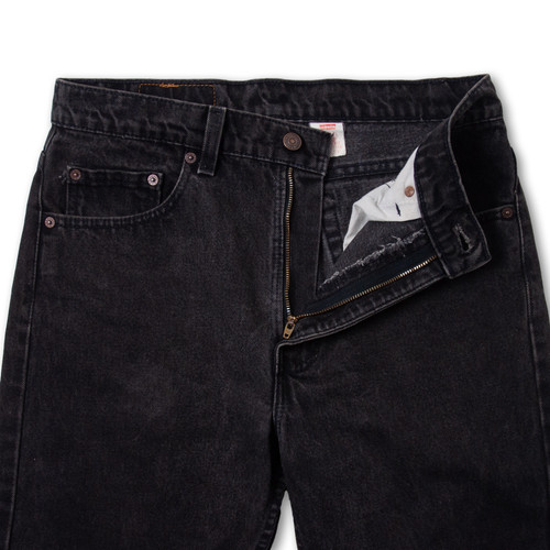 W33 L32 1990s Levi's 505 Salfa Black Jeans Made in USA | FREEWAY