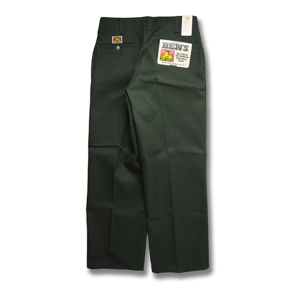 90sデッド US企画 BEN DAVIS フリスコ☆ 新品 オリーブ USA パンツ