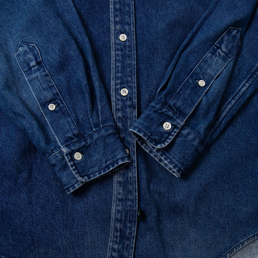 サムネイル： 1990s POLO COUNTRY Denim Dungaree Shirts 1990年代 ポロカントリー デニムダンガリーシャツ