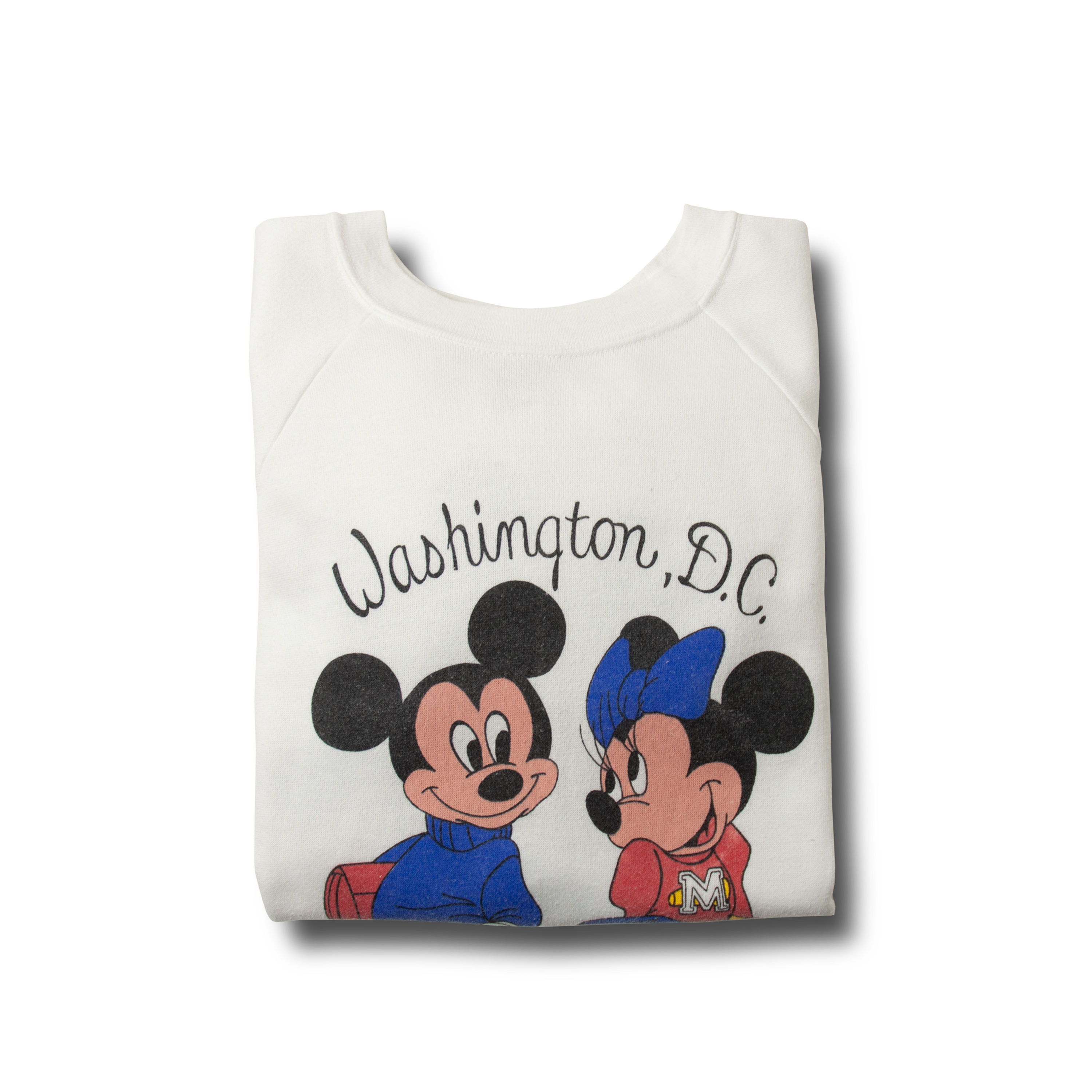 1980年代 ミッキーマウス ミニーマウス Washington D.C. スウェットシャツ