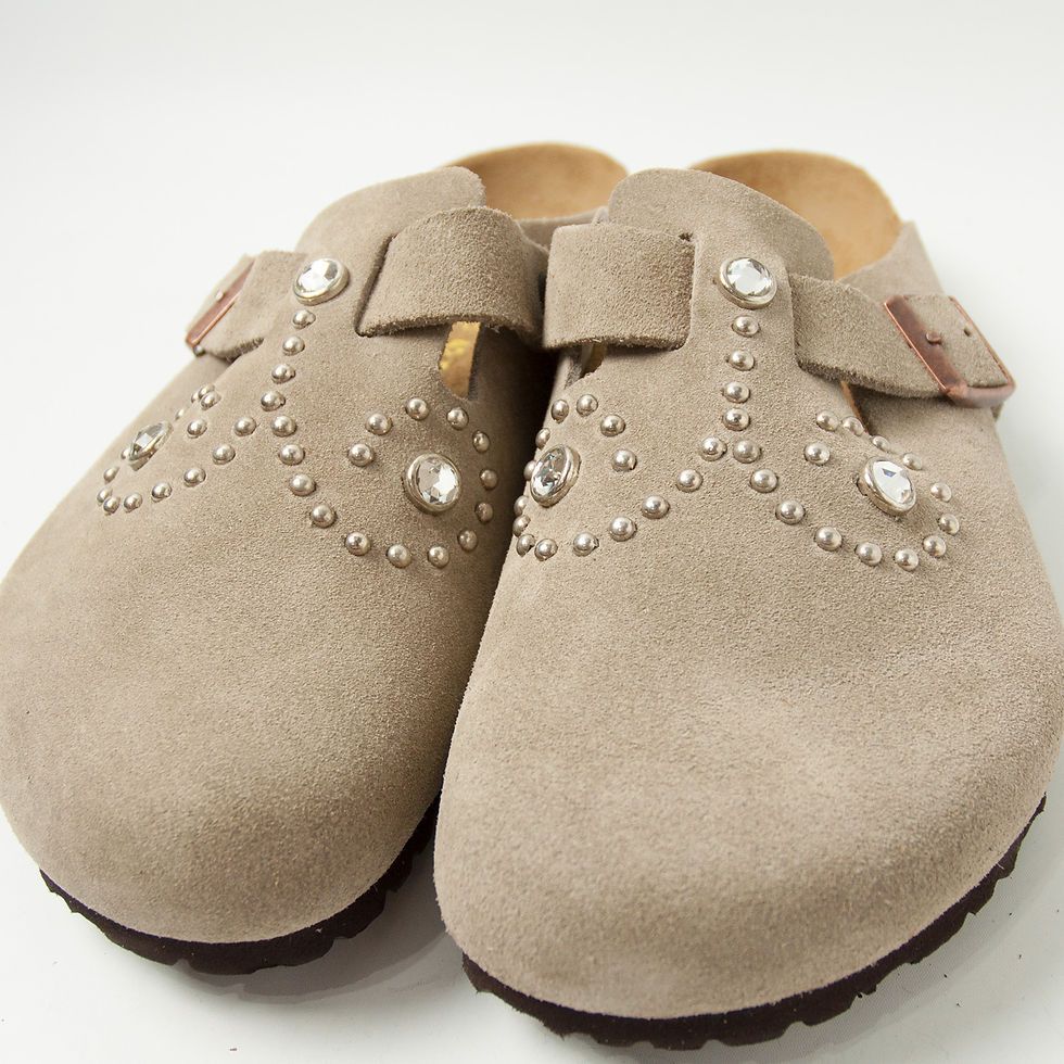 ภาพขนาดย่อ: FREEWAY 別注 HTC x BIRKENSTOCK BOSTON SUEDE LEATHER TAUPE