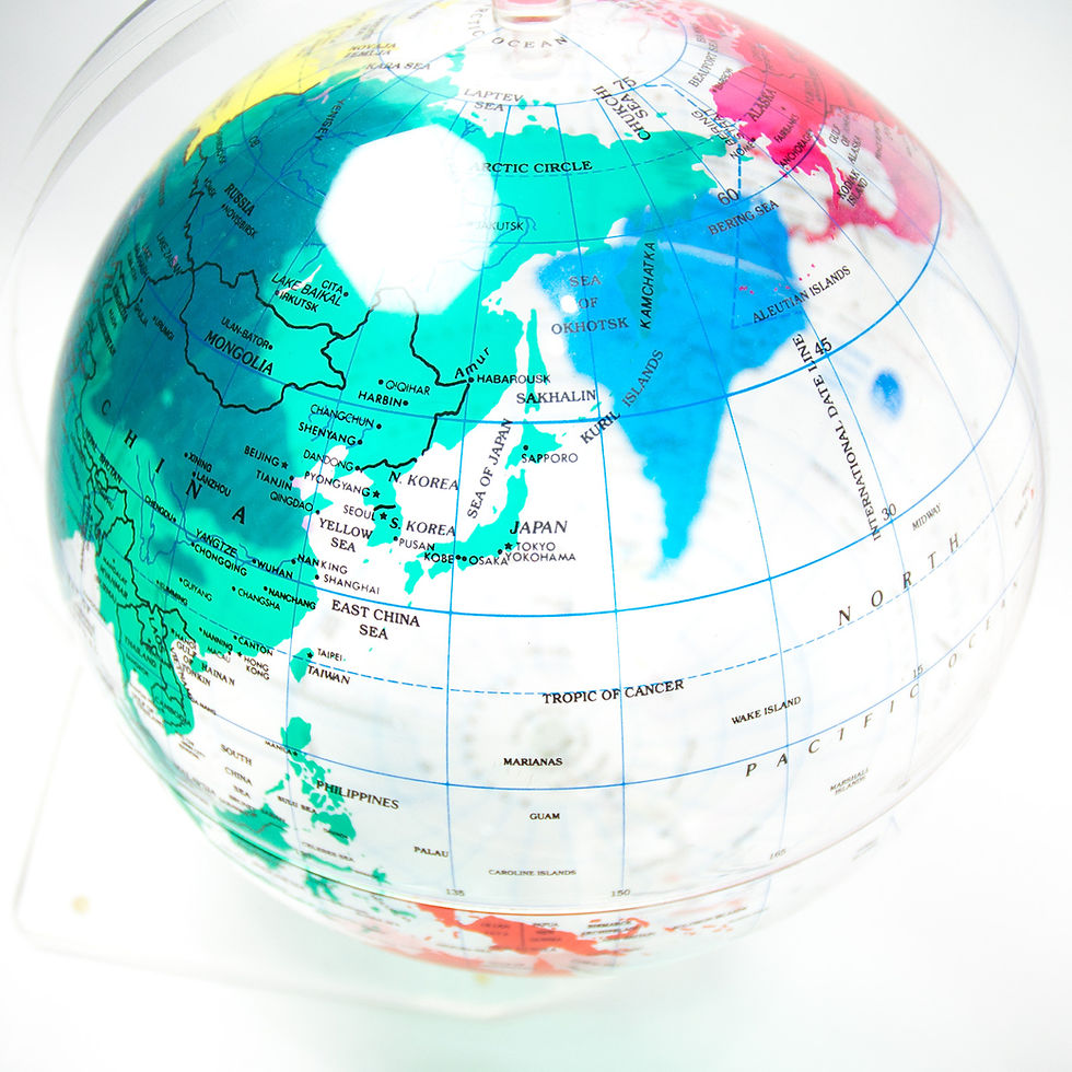 섬네일: 1990年代 SPHERICAL CONCEPTS アクリル 地球儀