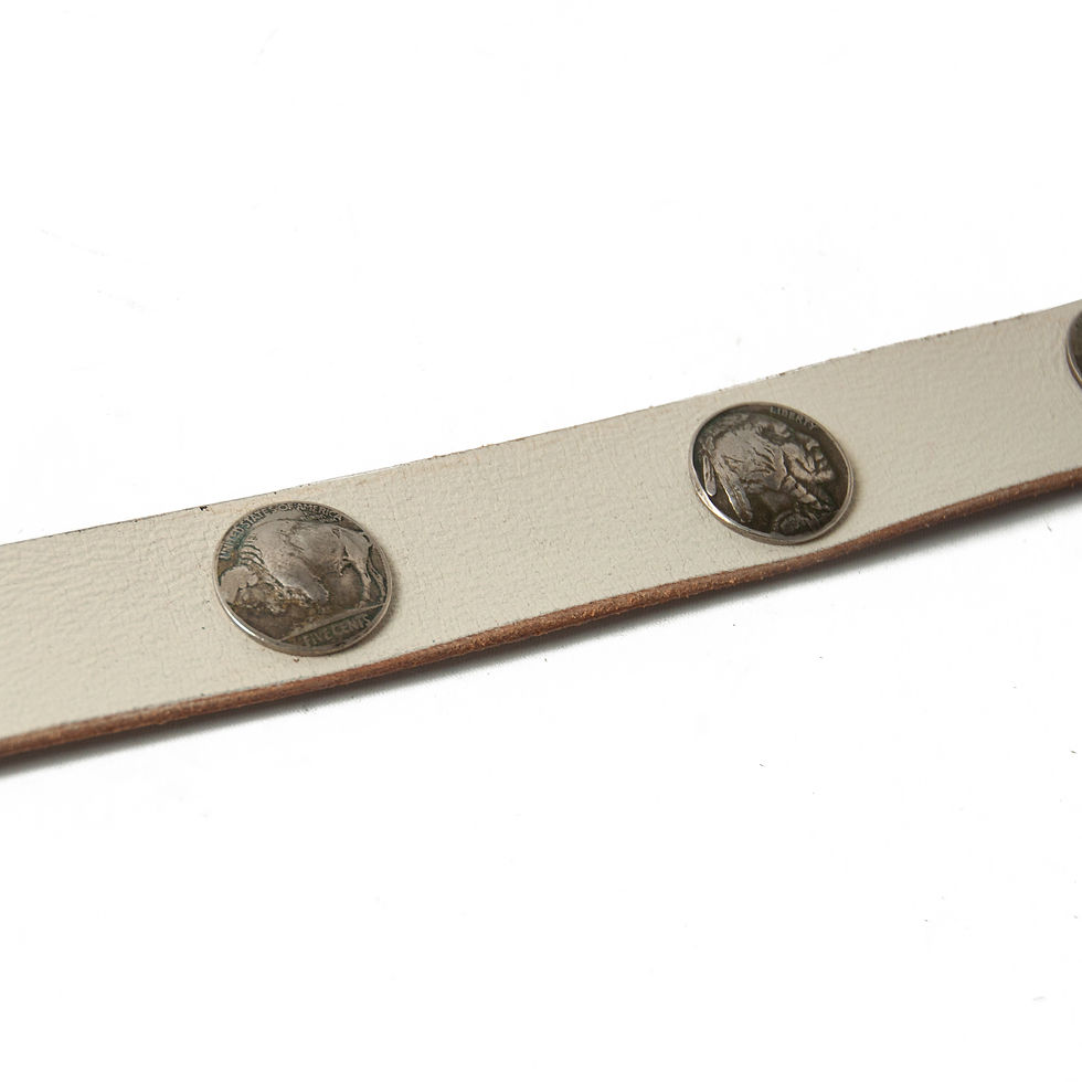 サムネイル： 別注 HTC x FREEWAY  US dollars Belt クラックホワイト