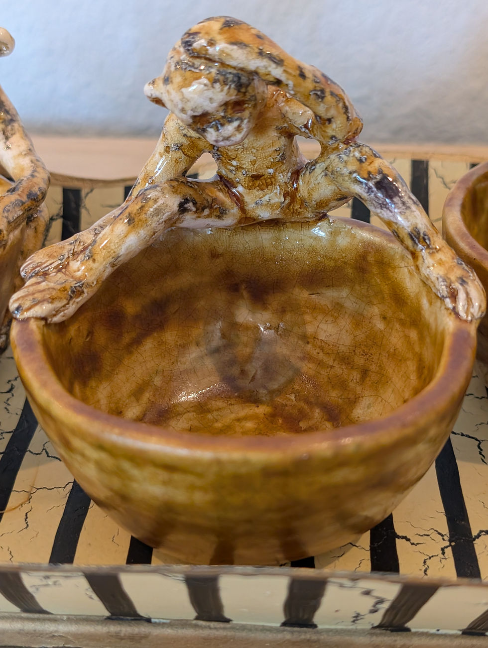 Thumbnail: Monkey pottery bowls